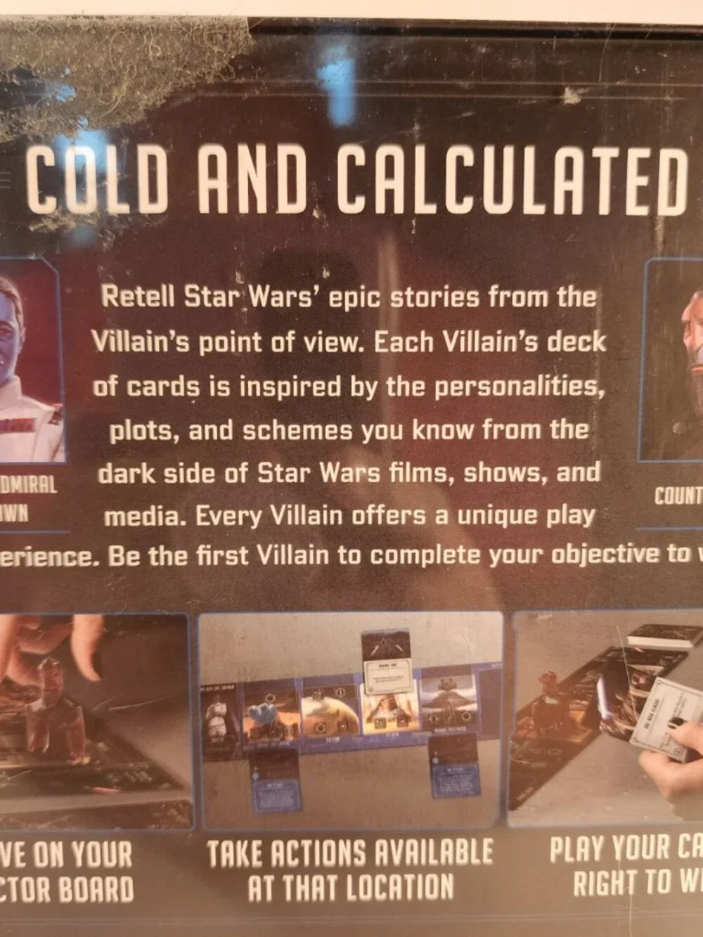 NEW IN BOX: Star Wars Villainous Cold Tactics strategy board game